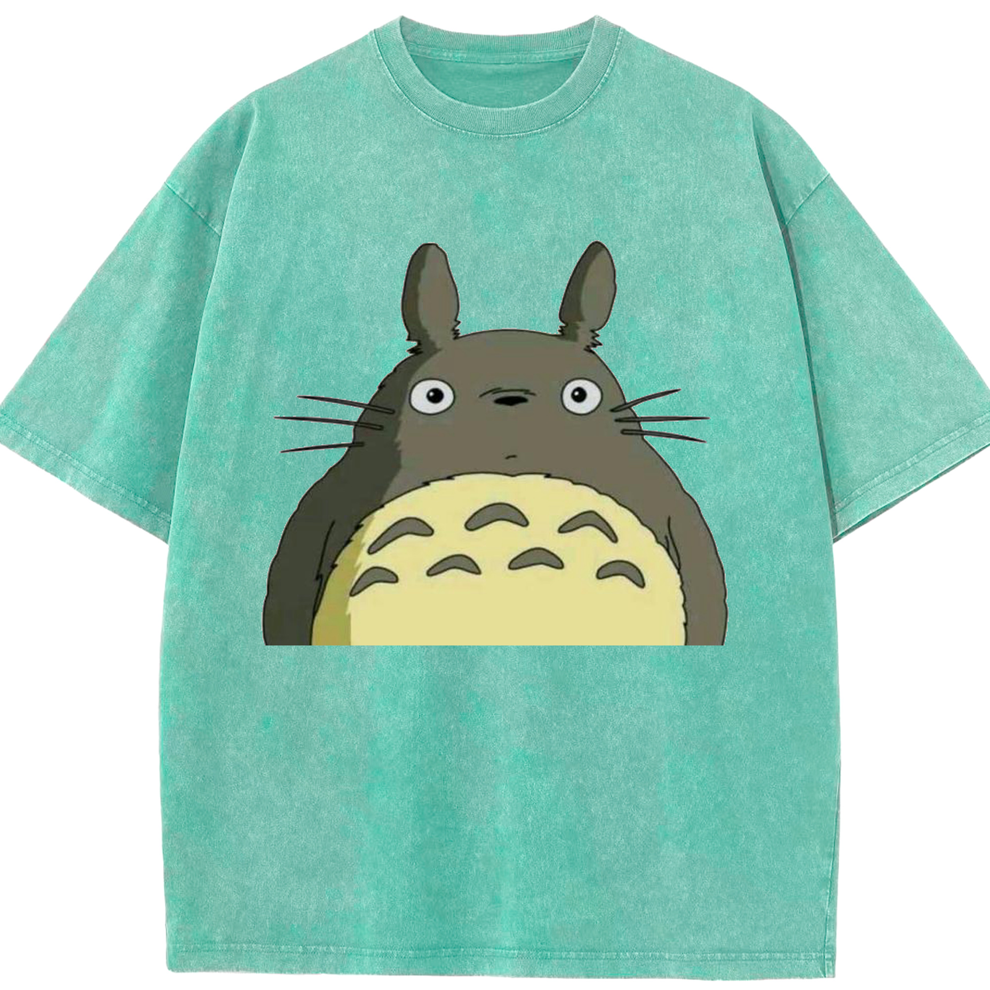 （画像用） となりのトトロ 草壁メイ 草壁サツキ My Neighbor Totoro Satsuki Kusakabe Mei Kusakabe 綿100% ヴィンテージ風 半袖Tシャツ（フロントプリント）